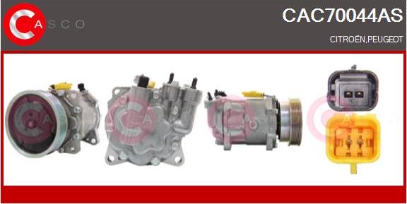Casco CAC70044AS - Compressore, Climatizzatore www.autoricambi360.it