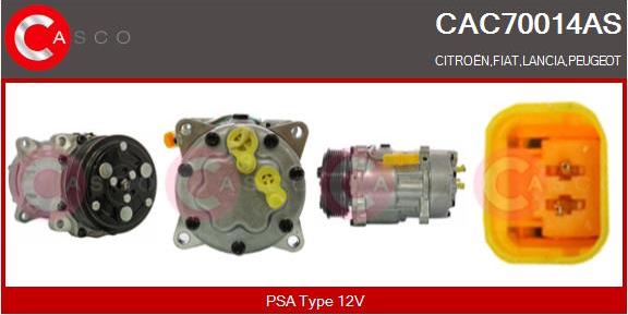 Casco CAC70014AS - Compressore, Climatizzatore www.autoricambi360.it