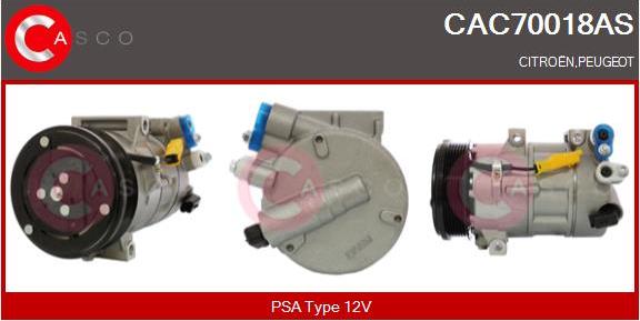 Casco CAC70018AS - Compressore, Climatizzatore www.autoricambi360.it