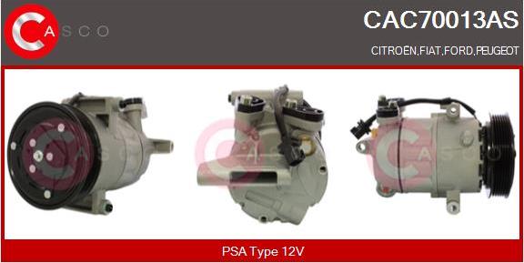 Casco CAC70013AS - Compressore, Climatizzatore www.autoricambi360.it