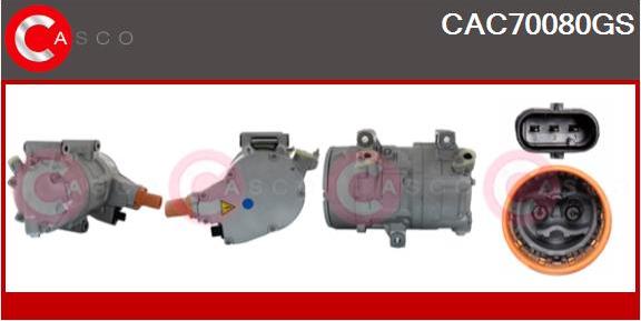 Casco CAC70080GS - Compressore, Climatizzatore www.autoricambi360.it