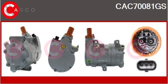 Casco CAC70081GS - Compressore, Climatizzatore www.autoricambi360.it