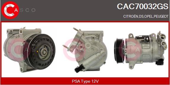 Casco CAC70032GS - Compressore, Climatizzatore www.autoricambi360.it