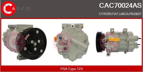 Casco CAC70024AS - Compressore, Climatizzatore www.autoricambi360.it