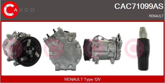 Casco CAC71099AS - Compressore, Climatizzatore www.autoricambi360.it