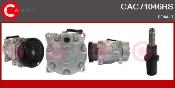 Casco CAC71046RS - Compressore, Climatizzatore www.autoricambi360.it