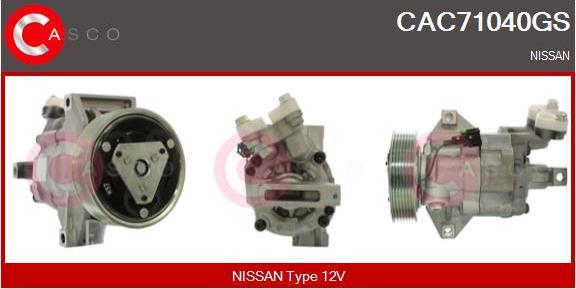 Casco CAC71040GS - Compressore, Climatizzatore www.autoricambi360.it