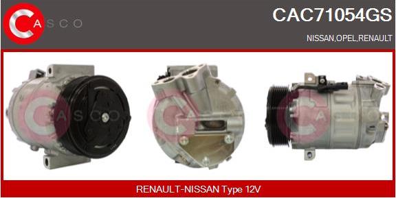Casco CAC71054GS - Compressore, Climatizzatore www.autoricambi360.it