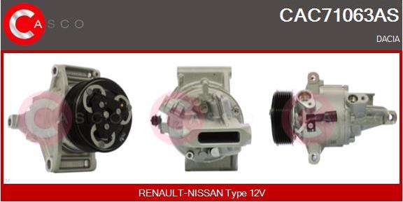 Casco CAC71063AS - Compressore, Climatizzatore www.autoricambi360.it