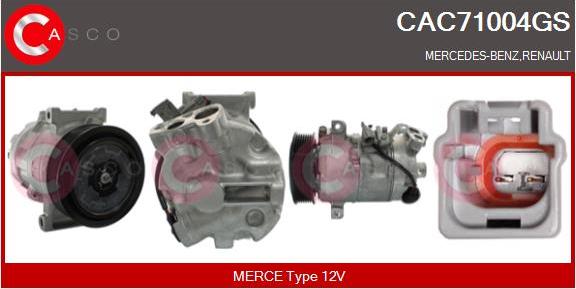 Casco CAC71004GS - Compressore, Climatizzatore www.autoricambi360.it