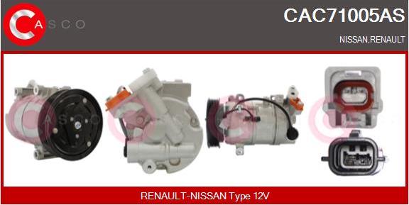 Casco CAC71005AS - Compressore, Climatizzatore www.autoricambi360.it