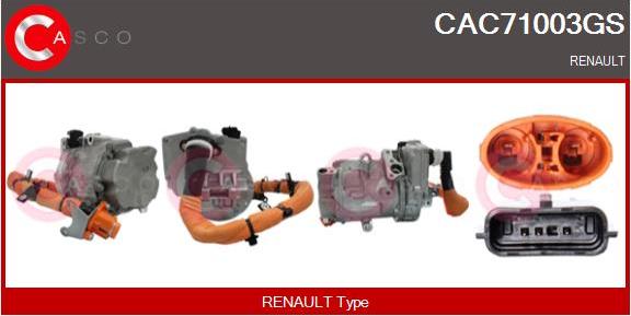 Casco CAC71003GS - Compressore, Climatizzatore www.autoricambi360.it