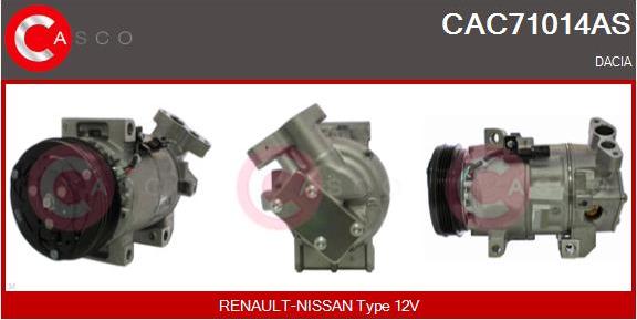Casco CAC71014AS - Compressore, Climatizzatore www.autoricambi360.it