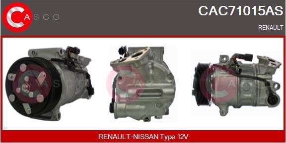 Casco CAC71015AS - Compressore, Climatizzatore www.autoricambi360.it