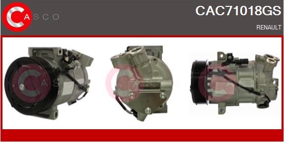 Casco CAC71018GS - Compressore, Climatizzatore www.autoricambi360.it