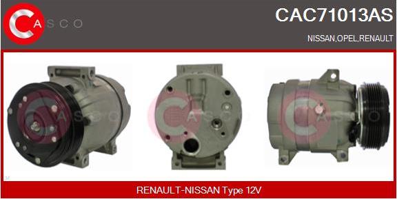 Casco CAC71013AS - Compressore, Climatizzatore www.autoricambi360.it