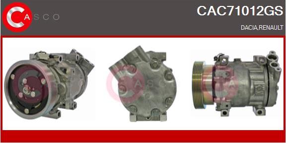 Casco CAC71012GS - Compressore, Climatizzatore www.autoricambi360.it