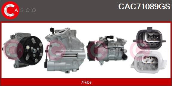 Casco CAC71089GS - Compressore, Climatizzatore www.autoricambi360.it