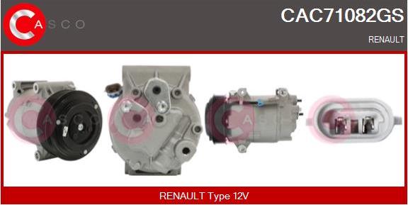 Casco CAC71082GS - Compressore, Climatizzatore www.autoricambi360.it