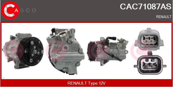 Casco CAC71087AS - Compressore, Climatizzatore www.autoricambi360.it