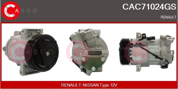 Casco CAC71024GS - Compressore, Climatizzatore www.autoricambi360.it