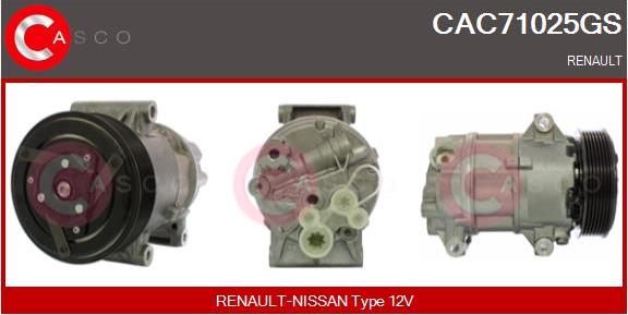 Casco CAC71025GS - Compressore, Climatizzatore www.autoricambi360.it