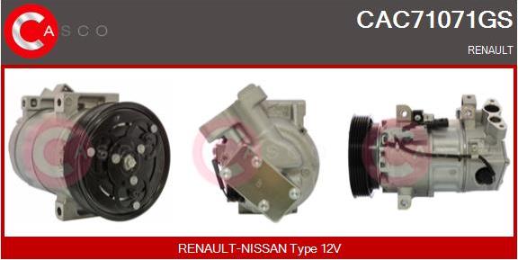 Casco CAC71071GS - Compressore, Climatizzatore www.autoricambi360.it
