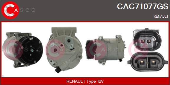 Casco CAC71077GS - Compressore, Climatizzatore www.autoricambi360.it