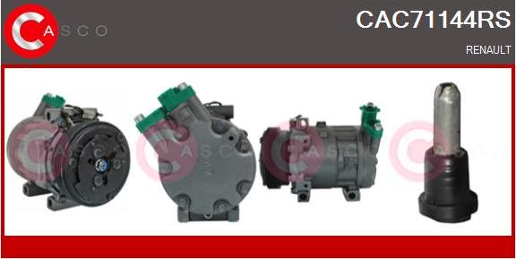 Casco CAC71144RS - Compressore, Climatizzatore www.autoricambi360.it