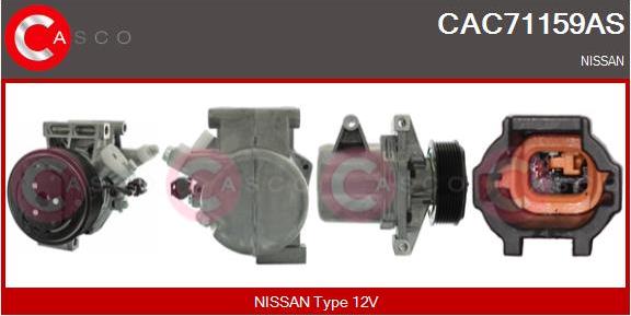 Casco CAC71159AS - Compressore, Climatizzatore www.autoricambi360.it