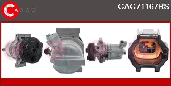 Casco CAC71167RS - Compressore, Climatizzatore www.autoricambi360.it