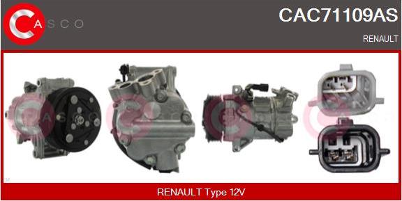 Casco CAC71109AS - Compressore, Climatizzatore www.autoricambi360.it
