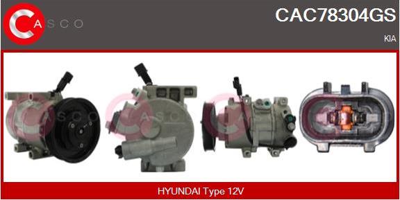 Casco CAC78304GS - Compressore, Climatizzatore www.autoricambi360.it