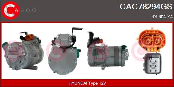 Casco CAC78294GS - Compressore, Climatizzatore www.autoricambi360.it
