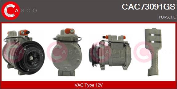 Casco CAC73091GS - Compressore, Climatizzatore www.autoricambi360.it