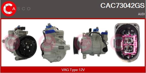 Casco CAC73042GS - Compressore, Climatizzatore www.autoricambi360.it
