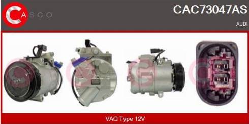 Casco CAC73047AS - Compressore, Climatizzatore www.autoricambi360.it