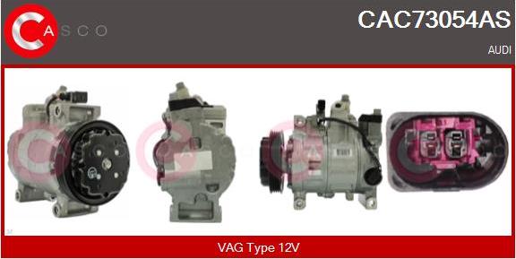 Casco CAC73054AS - Compressore, Climatizzatore www.autoricambi360.it