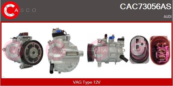 Casco CAC73056AS - Compressore, Climatizzatore www.autoricambi360.it