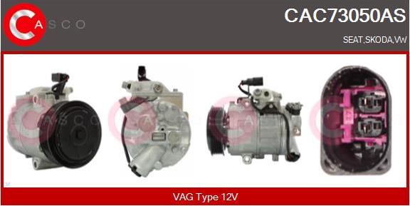Casco CAC73050AS - Compressore, Climatizzatore www.autoricambi360.it
