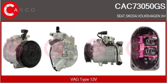 Casco CAC73050GS - Compressore, Climatizzatore www.autoricambi360.it