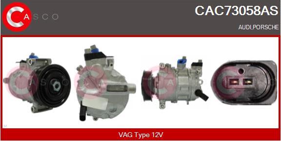 Casco CAC73058AS - Compressore, Climatizzatore www.autoricambi360.it