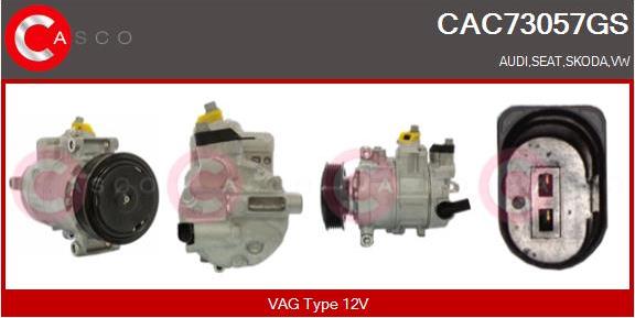 Casco CAC73057GS - Compressore, Climatizzatore www.autoricambi360.it