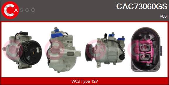 Casco CAC73060GS - Compressore, Climatizzatore www.autoricambi360.it