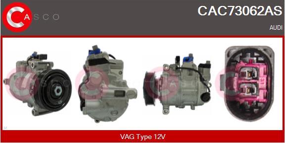 Casco CAC73062AS - Compressore, Climatizzatore www.autoricambi360.it