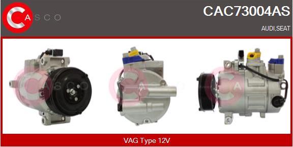 Casco CAC73004AS - Compressore, Climatizzatore www.autoricambi360.it