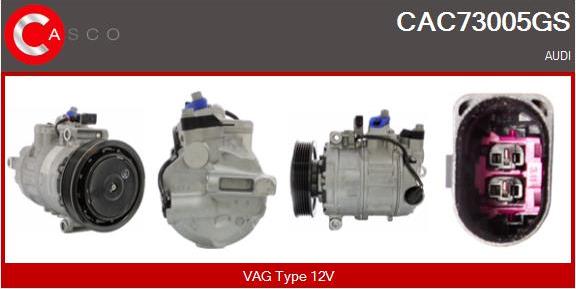 Casco CAC73005GS - Compressore, Climatizzatore www.autoricambi360.it