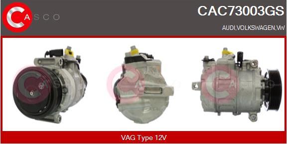 Casco CAC73003GS - Compressore, Climatizzatore www.autoricambi360.it