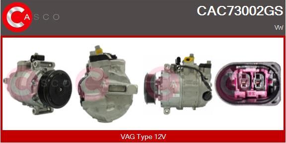 Casco CAC73002GS - Compressore, Climatizzatore www.autoricambi360.it