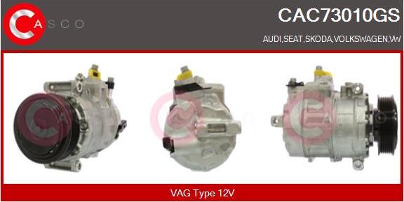 Casco CAC73010GS - Compressore, Climatizzatore www.autoricambi360.it